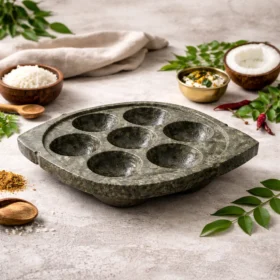 Traditional Soapstone Paniyaram Chatty